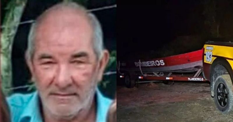 Idoso encontrado preso em barras de ferro em rio de SC