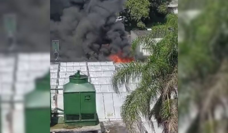 Incêndio atinge Hospital Regional de São José na manhã desta segunda-feira (20)