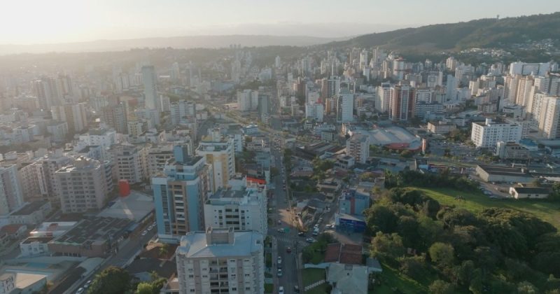 Imagem aérea de Criciúma