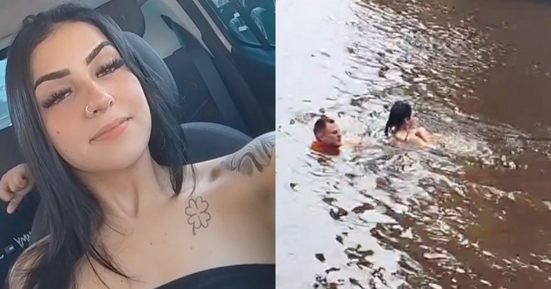 Camila Florindo, jovem sequestrada e morta, e Ester Florindo Aguiar, mulher que ficou presa por cadarço em ponte de Araquari