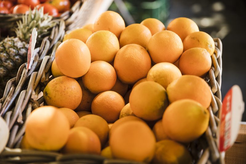 Laranjas são ricas em vitamina C