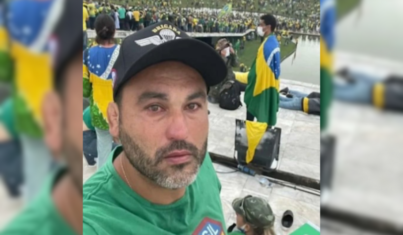 Sobrinho de Jair Bolsonaro, Léo Índio foi denunciado por ser 'incitador e executor' dos ataques de 8 de janeiro de 2023 - Foto: RecordTV/Arquivo/Reprodução/ND