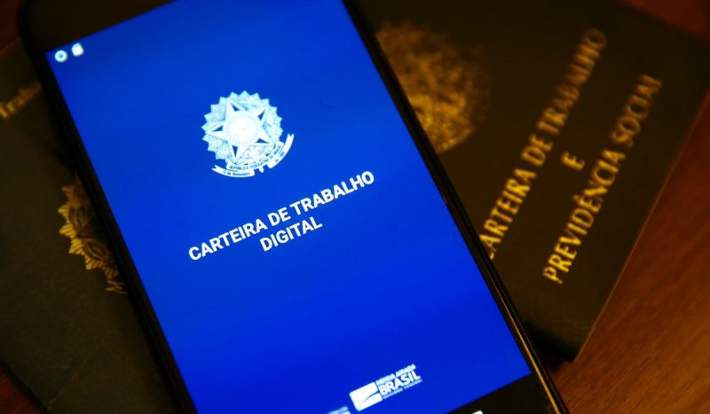 As contratações poderão ser iniciadas pelo aplicativo da Carteira de Trabalho Digital