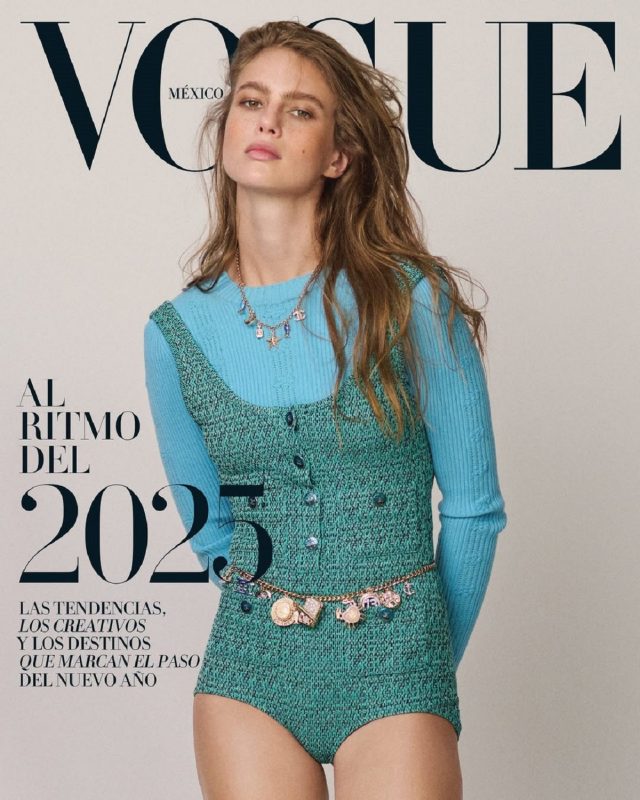 Maria Klaumann na capa da Vogue México