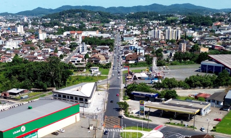 Local onde mudanças de trânsito serão realizadas em Joinville