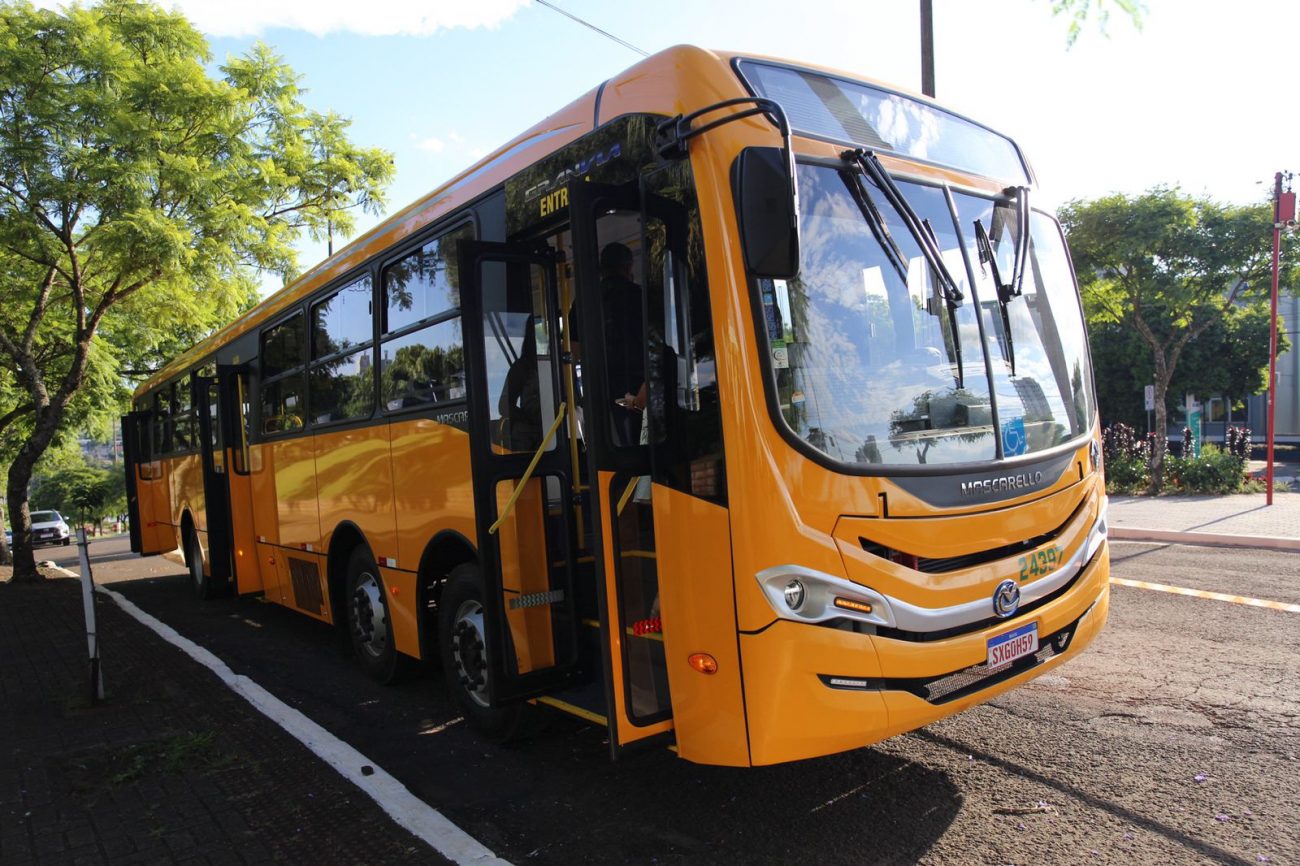 Reajuste de 3% na tarifa de ônibus em Chapecó entrou em vigor em setembro de 2025Foto: Divulgação/Prefeitura de Chapecó/ND Mais