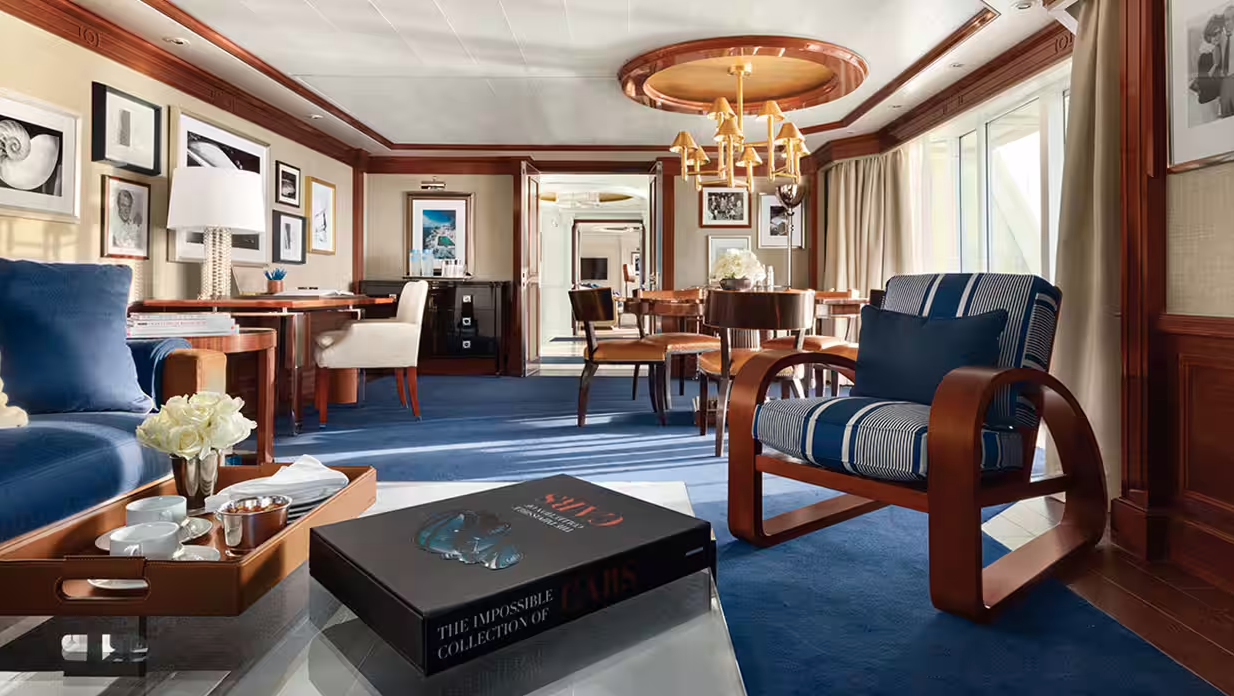 Owner's Suites é o quarto mais caro do navio e pode custar até R$ 111 mil por pessoa - Divulgação/Oceania Cruises/ND