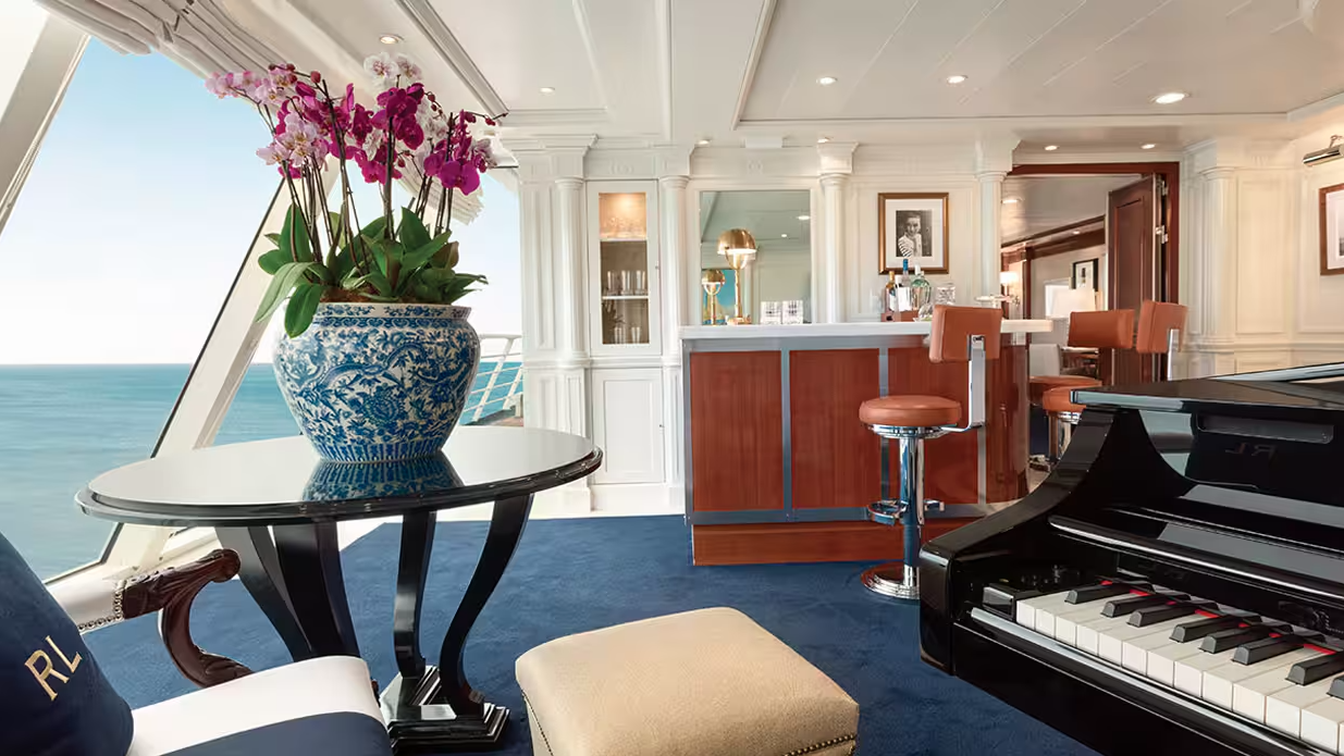 Owner's Suites é o quarto mais caro do navio e pode custar até R$ 111 mil por pessoa - Divulgação/Oceania Cruises/ND