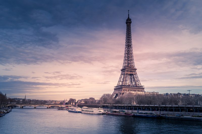 Torre Eiffel em uma viagem a Paris