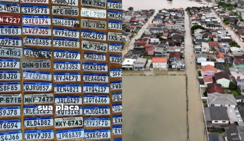 Placas perdidas durante as chuvas em Florianópolis podem ser recuperadas 