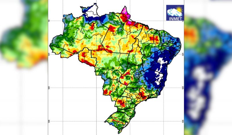 Chuvas nesta semana devem se concentrar no sudeste brasileiro