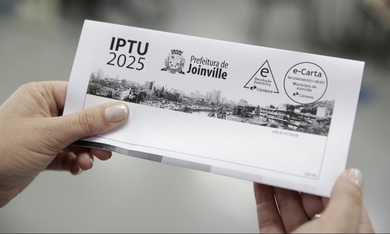 Carnê do IPTU 2025 em Joinville