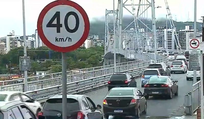 Polícia Militar concluiu estudo do teste de sentido único na Ponte Hercílio Luz 