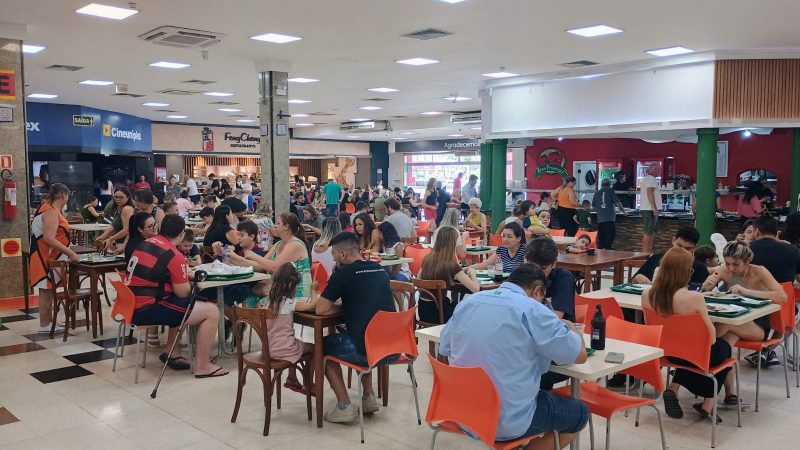 Shopping de Joinville está com movimento maior 