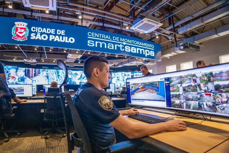 Central do programa Smart Sampa, em São Paulo