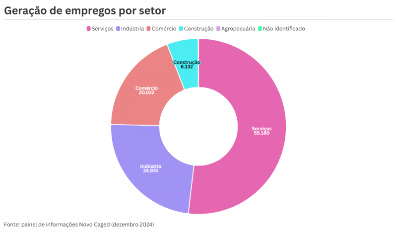 Setor de Serviços foi o que mais cresceu em Santa Catarina em 2024 