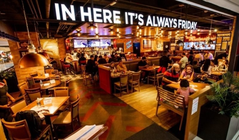 TGI Fridays continua com lojas abertas no Brasil