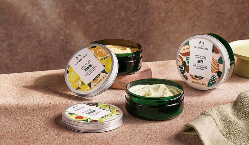 Produtos de beleza da The Body Shop