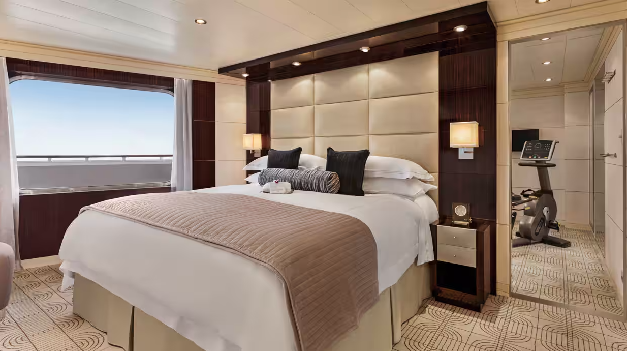 A Vista Suite chega a custar até R$ 79.089 - Divulgação/Oceania Cruises/ND