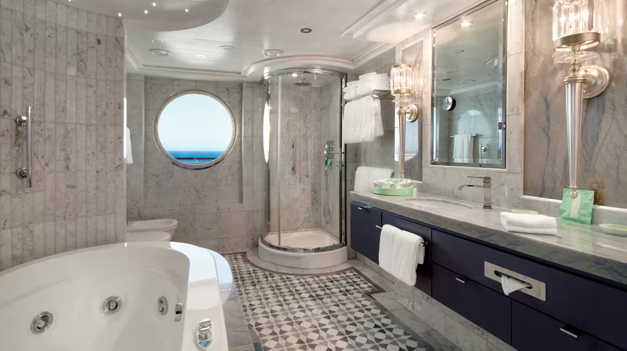 A Vista Suite chega a custar até R$ 79.089 - Divulgação/Oceania Cruises/ND
