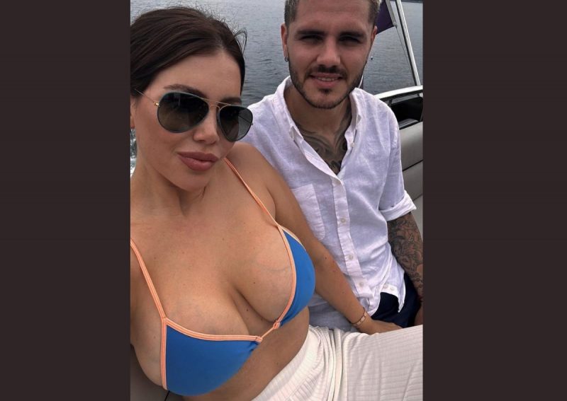 Wanda Nara e Icardi na época em que estavam juntos