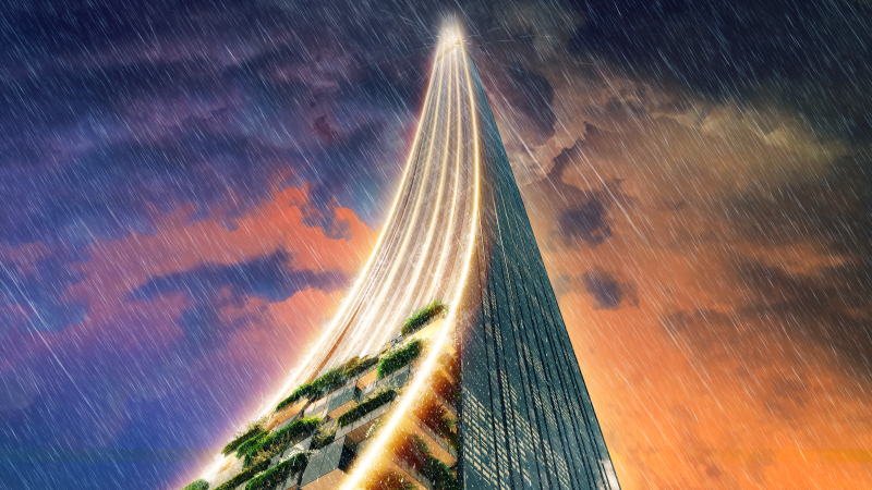 Senna Tower, residencial mais alto do mundo Senna Tower, residencial mais alto do mundo