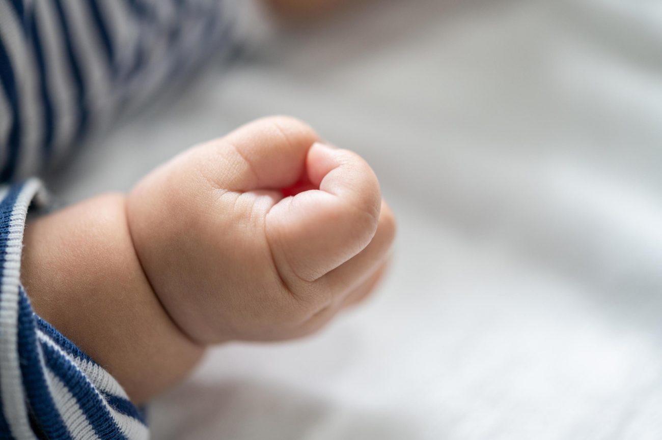 Mãozinha de bebê Mãozinha de bebê para ilustrar a matéria