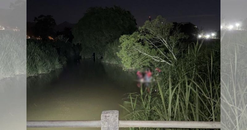 Local onde homem morreu afogado ao tentar salvar enteada em rio de SC