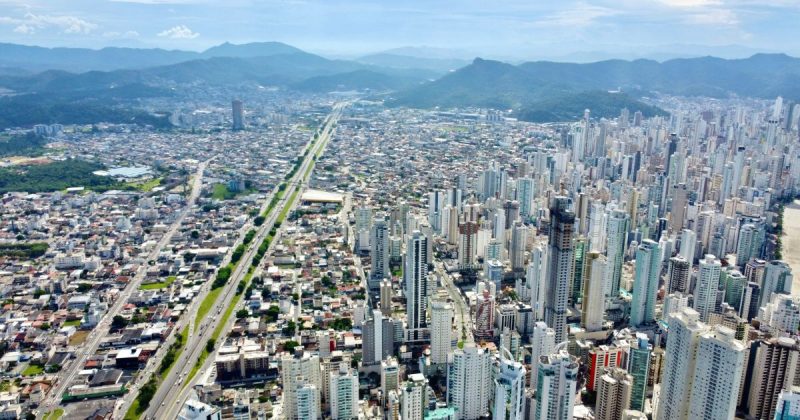 Vista aérea de Balneário Camboriú