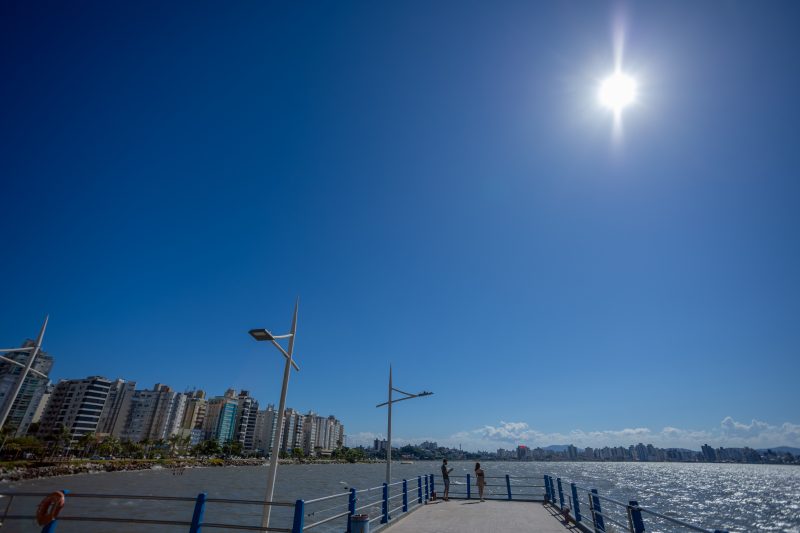 Dia ensolarado em Florianópolis