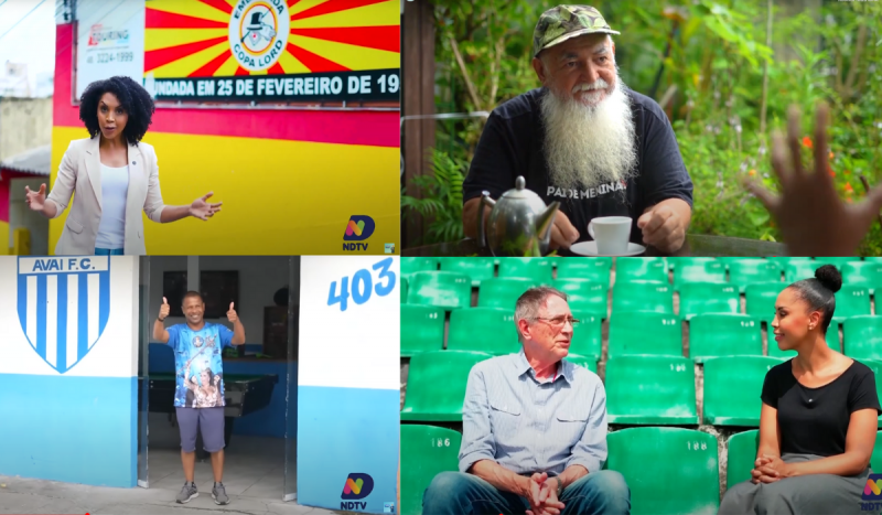 Reportagens sobre os bastidores do carnaval de Florianópolis 2025