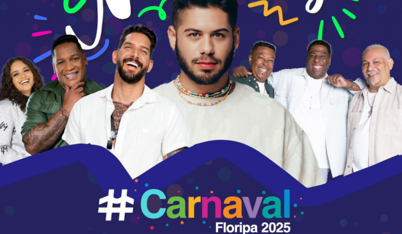 Carnaval 2025 de Florianópolis tem shows nacionais gratuitos na programação