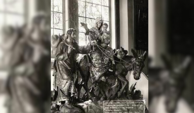 &ldquo;Fuga do Egito&rdquo; teria perdido a cor e ficado escura depois de ser mergulhada em um tanque de querosene para combater os cupins – Foto: Divulga&ccedil;&atilde;o/ND