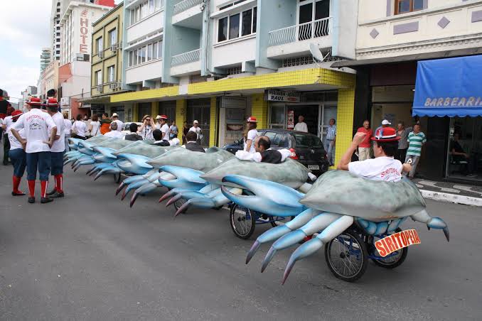 Imagem mostra Siritopeia de Itajaí para ilustrar matéria sobre Carnaval 2025