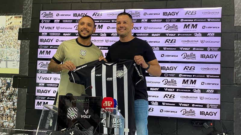 Figueirense apresentou o novo atacante Felipe Augusto