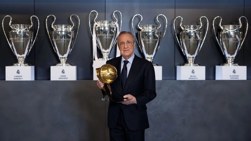 Florentino Pérez, presidente do Real Madrid, tem uma fortuna de impressionar