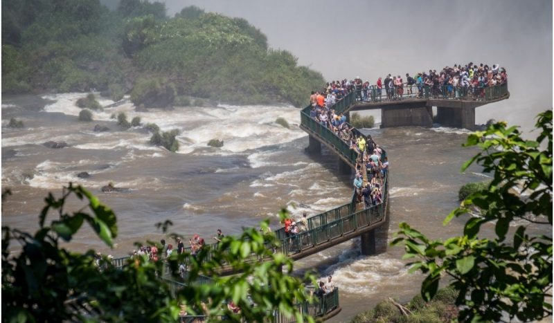 Ponte sobre as Cataratas do Iguaçu