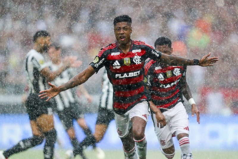 Flamengo x Botafogo: Bruno Henrique fez dois gols no primeiro clássico entre Flamengo e Botafogo no ano- Foto: Gilvan de Souza/CRF/ND