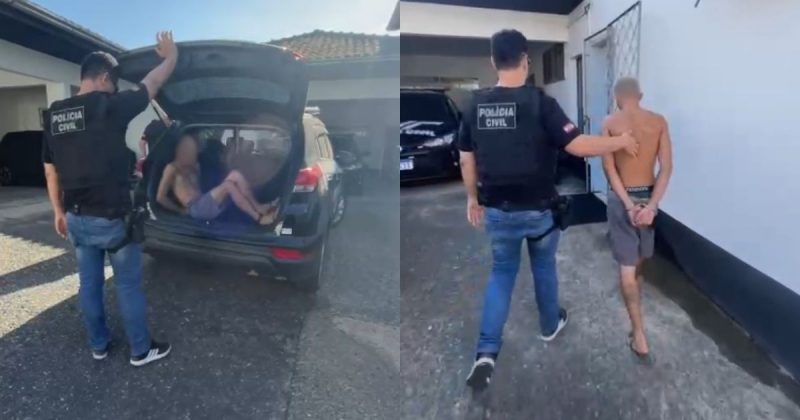 Homem que agrediu companheira grávida em Joinville