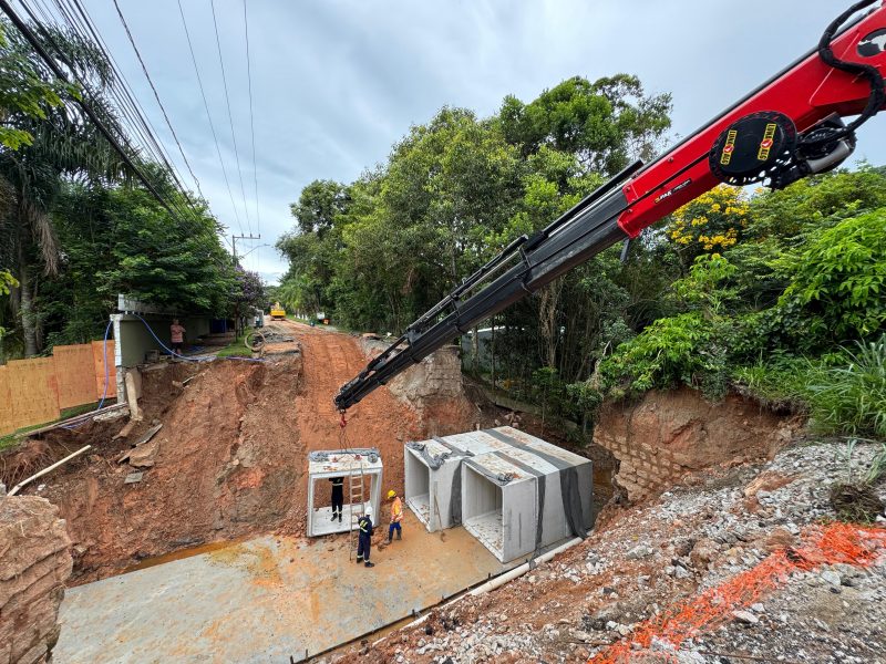 Florianópolis acelera recuperação dos danos à infraestrutura causados pelas chuvas de janeiro