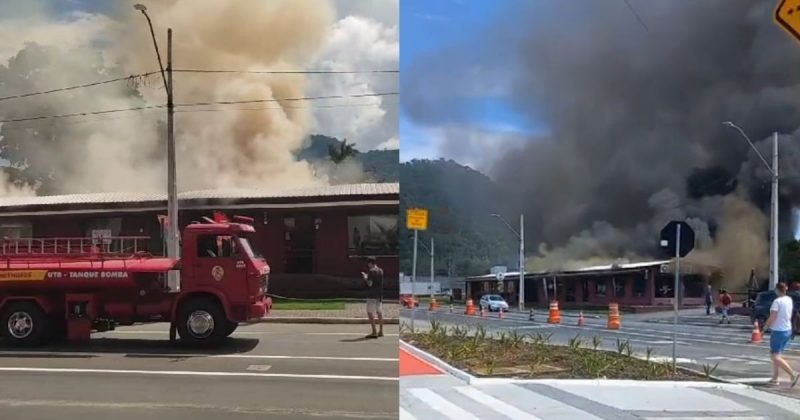 Incêndio em Jaraguá do Sul