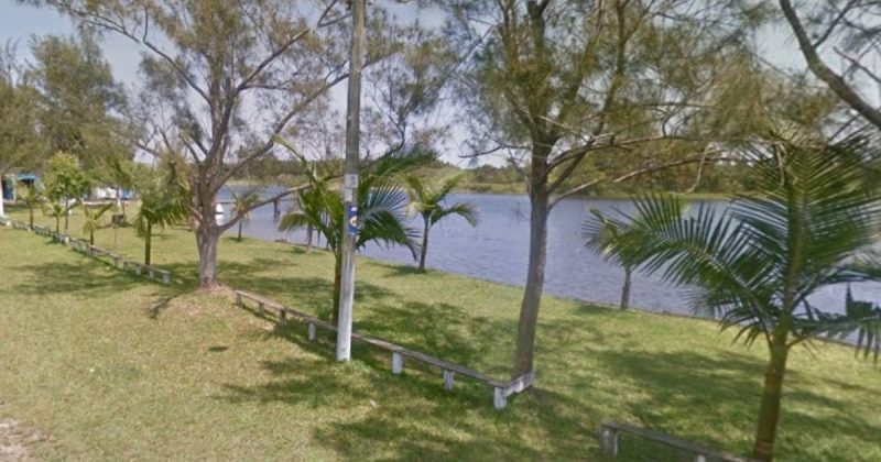 Lagoa da Tapera, em Passo de Torres, local em que o jovem se afogou