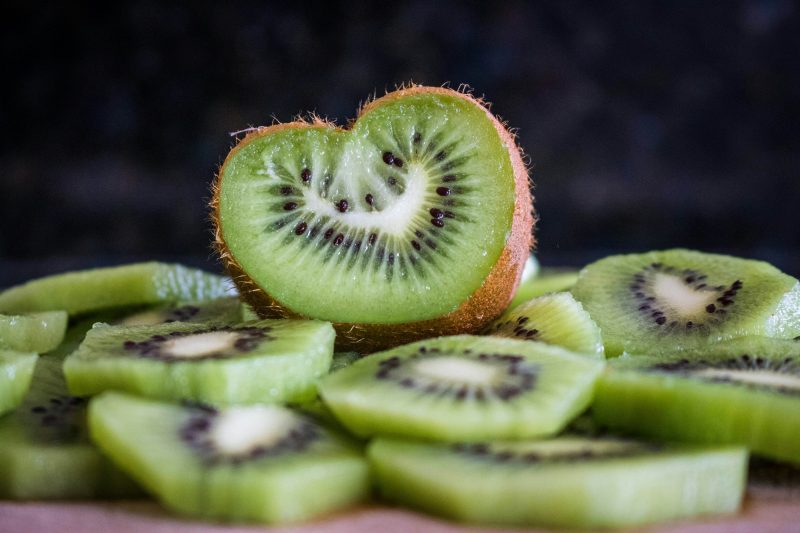 Kiwi em formato de coração