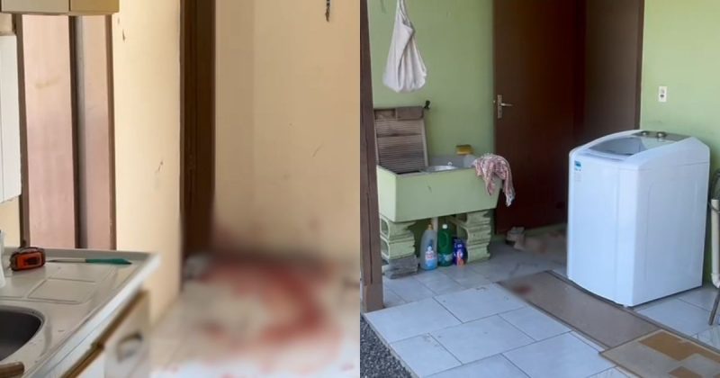 Local onde homem foi encontrado morto, amordaçado e com os pés e mãos amarrados em SC