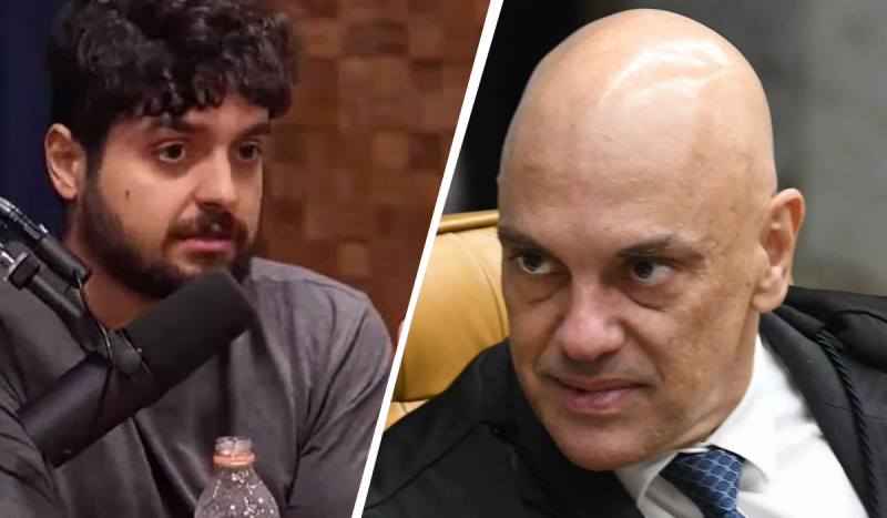 Monark terá acesso novamente às suas redes sociais após decisão de Alexandre de Moraes, mas seu retorno está condicionado - Foto: YouTube/Carlos Alves Moura/Reprodução/ND