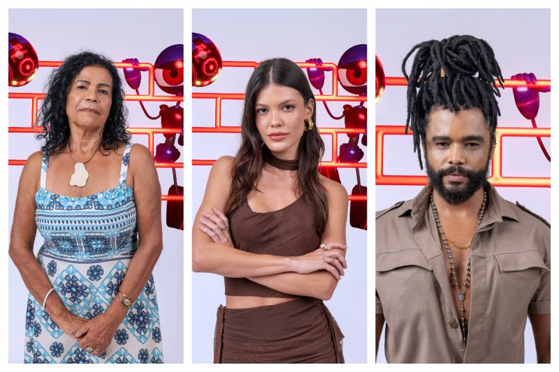 Vilma, Vitória e Diogo estão no Paredão do BBB 25