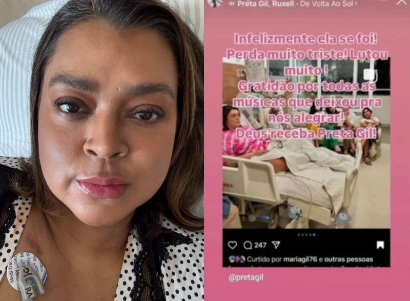 Preta Gil compartilhou nos stories sobre a notícia falsa de que teria morrido