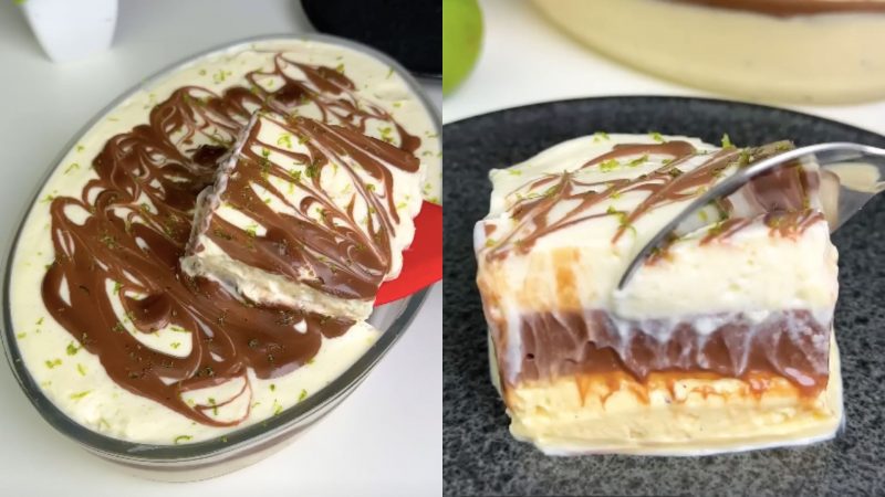 Imagem mostra receita de Marido Gelado pronta