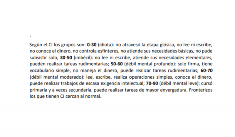 Trecho da resolução 187/2025 que discrimina pessoas com deficiência 