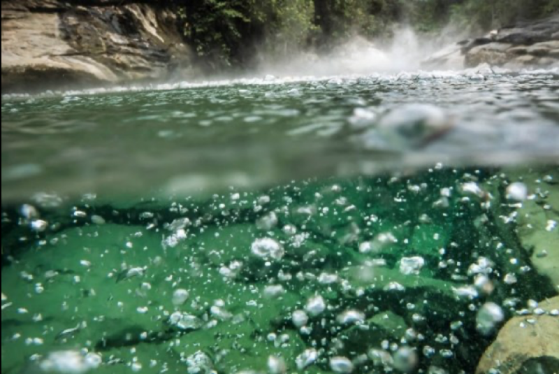 Temperatura do rio fervente já chegou em 99,1°C 